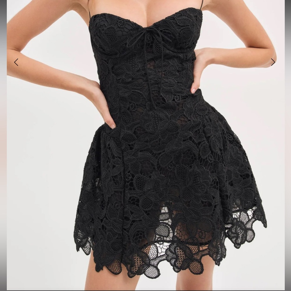 For Love&Lemons- Coco Lace Sleeveless Mini Dress